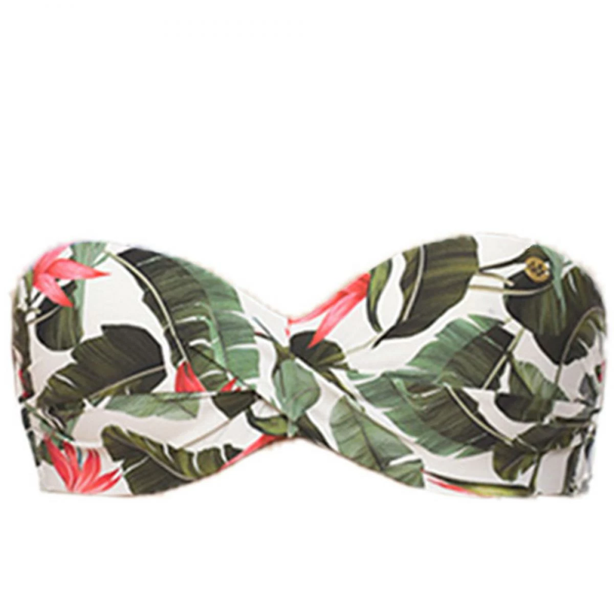 Banana Moon Haut De Maillot De Bain Bandeau Kaki 4 Banana Moon Haut De Maillot De Bain Bandeau Kaki – Image 2