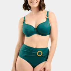 Bas De Bain Taille Haute - Vert -LEMON CURVE Ventes bas de bain taille haute vert 3426424 4 1140x1140