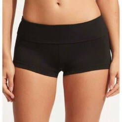 Seafolly Boxer De Bain Réversible - Noir