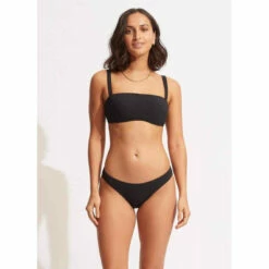 Seafolly Culotte De Bain Classique - Noire -LEMON CURVE Ventes culotte de bain classique noir 3382432 4 1140x1140