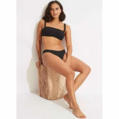Seafolly Culotte De Bain Classique - Noire -LEMON CURVE Ventes culotte de bain classique noir 3382432 5 1140x1140