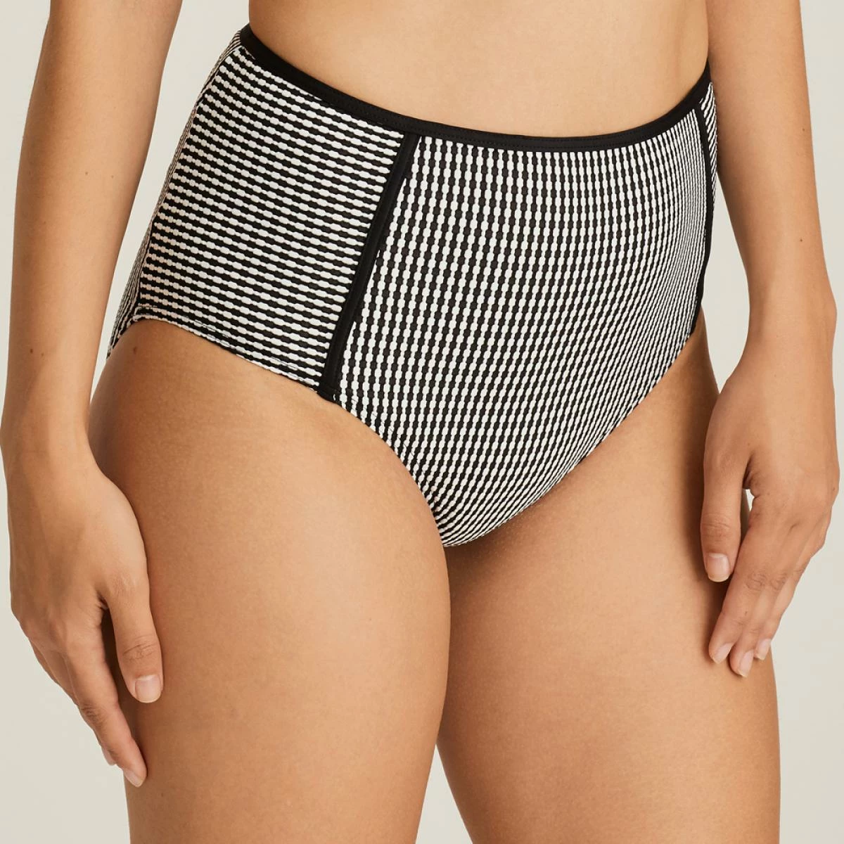 Culotte De Bain Taille Haute Noire 5 Culotte De Bain Taille Haute Noire – Image 3