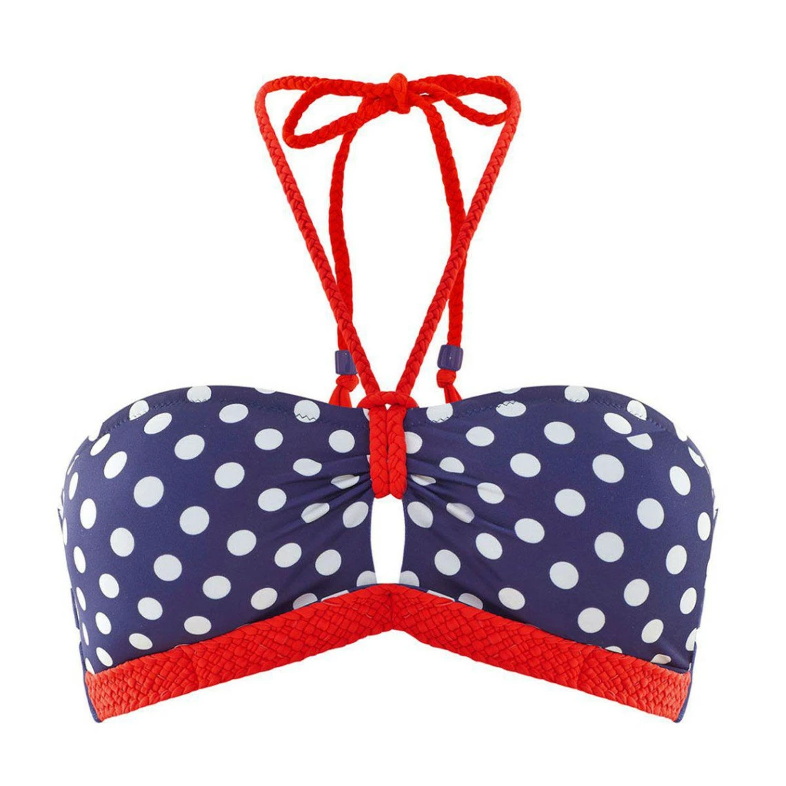 Haut Bandeau Marine/rouge Plaisance BRIGITTE BARDOT-bleu 6 Haut Bandeau Marine/rouge Plaisance BRIGITTE BARDOT-bleu – Image 4
