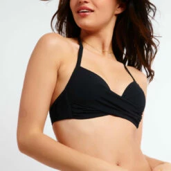 Banana Moon Haut De Maillot De Bain Bandeau Noir