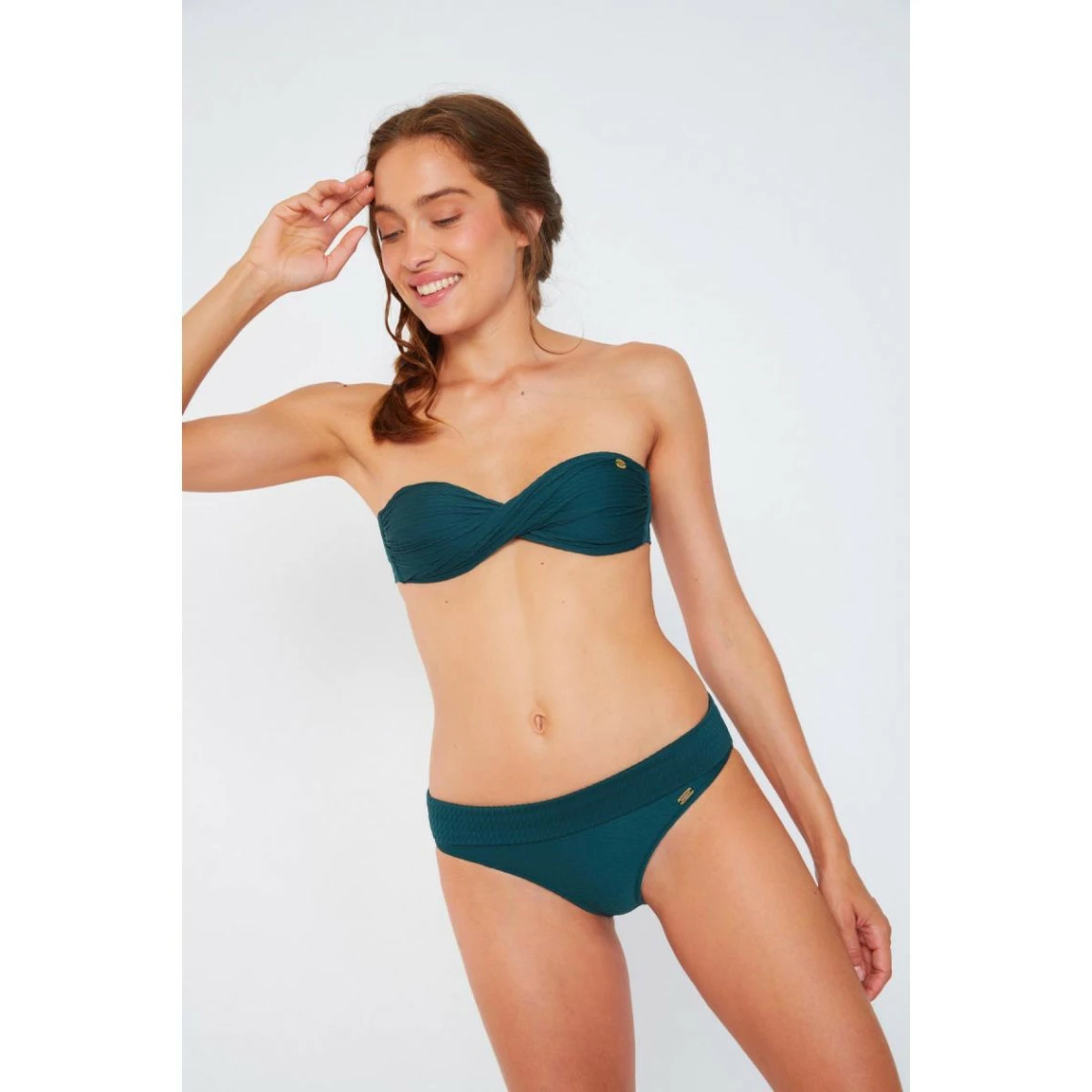 Banana Moon Haut De Maillot De Bain Bandeau - Vert 4 Banana Moon Haut De Maillot De Bain Bandeau - Vert – Image 2