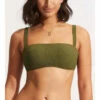 Seafolly Haut De Maillot De Bain Brassière - Vert -LEMON CURVE Ventes haut de maillot de bain brassiere vert 3382424 1140x1140