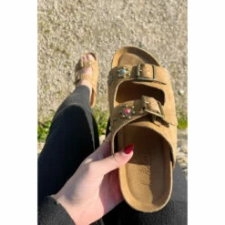 Sandales Femme En Cuir - Jaune -LEMON CURVE Ventes img4553 3426232 3 1140x1140