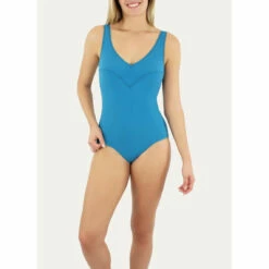 Maillot De Bain 1 Pièce Grand Maintien - Bleu