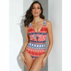 Maillot De Bain Imprimé Avec Coussinet Amovible