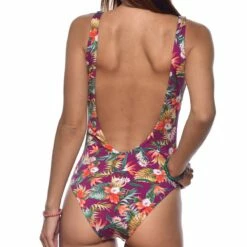 Banana Moon Maillot De Bain Une Pièce Sans Armatures Dos Nu Multicolore -LEMON CURVE Ventes maillot de bain une piece multicolore 260033 3 1200x1200