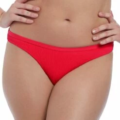 Slip Brésilien Freya Maillots NOUVEAU Rouge