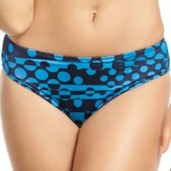 Slip De Bain Classique Imprimé - Bleu Lagon