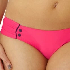 Culotte De Bain Froncé - Rose -LEMON CURVE Ventes slip de bain fronce cleo by panache lucille coral 2 1200x1200