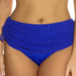 Slip De Bain Jupette Ajustable - Bleu Roi