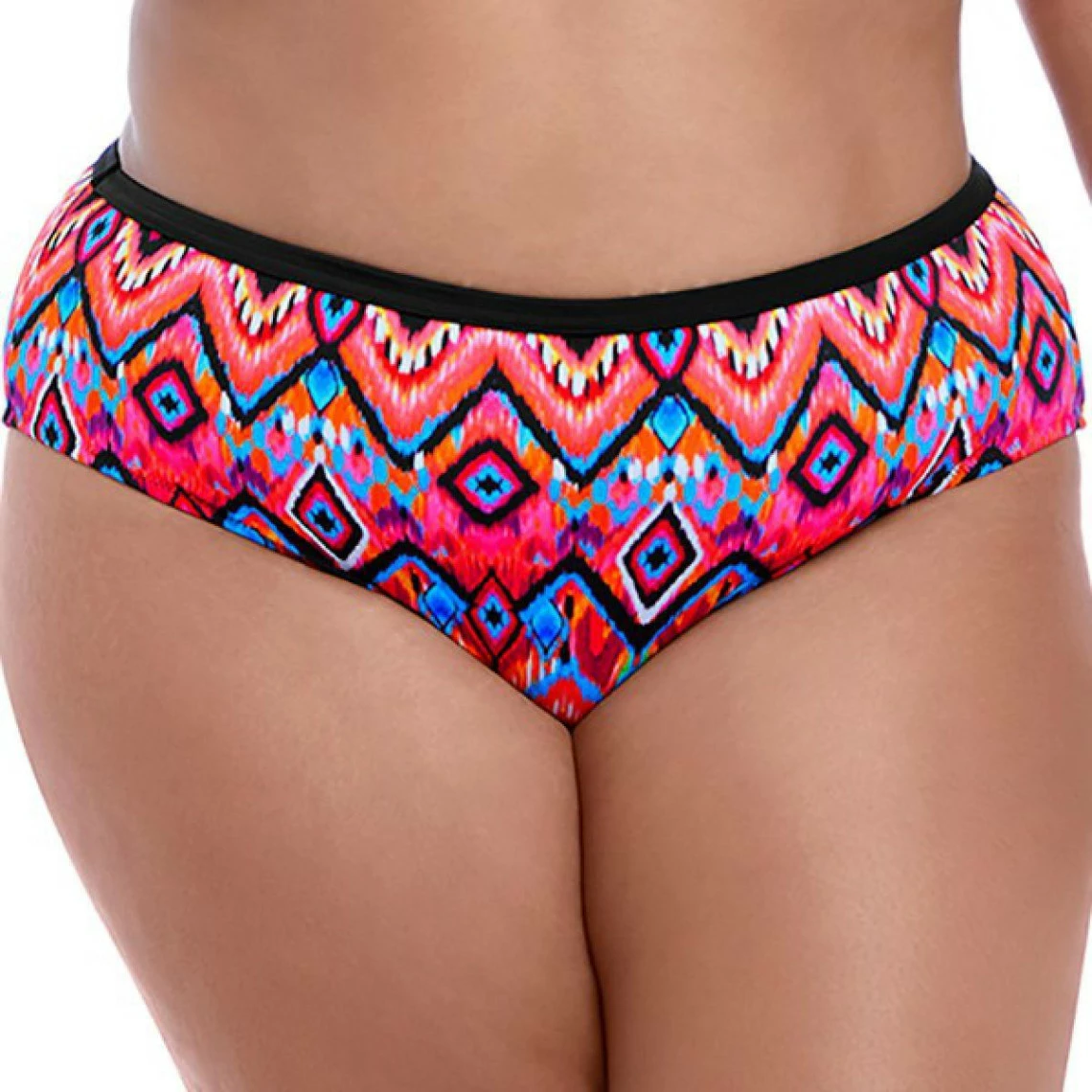 Slip De Bain Mi-couvrant Imprimé - Noir 3 Slip De Bain Mi-couvrant Imprimé - Noir