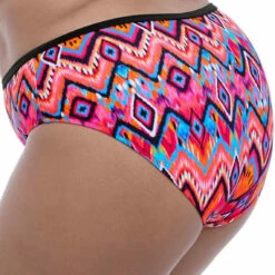 Slip De Bain Mi-couvrant Imprimé - Noir 12 Slip De Bain Mi-couvrant Imprimé - Noir -LEMON CURVE Ventes slip de bain mi couvrant elomi tribe vibe black 3 1140x1140