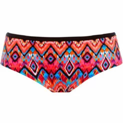 Slip De Bain Mi-couvrant Imprimé - Noir 13 Slip De Bain Mi-couvrant Imprimé - Noir -LEMON CURVE Ventes slip de bain mi couvrant elomi tribe vibe black 4 1140x1140