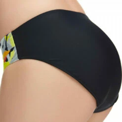 Slip De Bain Mi-couvrant Imprimé - Noir -LEMON CURVE Ventes slip de bain mi couvrant fantasie beziers black 3 1140x1140