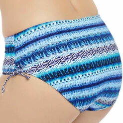 Slip De Bain Mi-couvrant Jambes Réglables Imprimé - Bleu -LEMON CURVE Ventes slip de bain mi couvrant jambes reglables fantasie la manga pacific 3 1140x1140