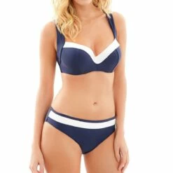Slip De Bain - Navy/white -LEMON CURVE Ventes slip de bain panache anya cruise navy white 7 1200x1200