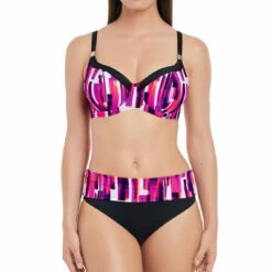 Slip De Bain Taille Ajustable Imprimé - Fuchsia -LEMON CURVE Ventes slip de bain taille ajustable fantasie casablanca mixed berries 7 1140x1140