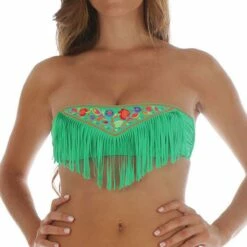 Banana Moon Haut De Maillot De Bain Bandeau Vert