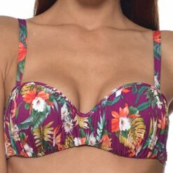 Banana Moon Haut De Maillot De Bain Bandeau Multicolore