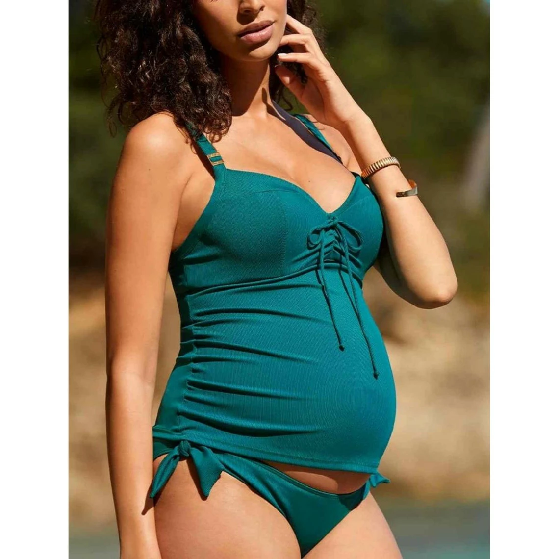 Tankini De Grossesse Bonnets Mousse Armatures Vert 3 Tankini De Grossesse Bonnets Mousse Armatures Vert