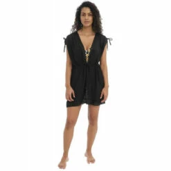 Tunique De Plage - Noire 11 Tunique De Plage - Noire -LEMON CURVE Ventes tunique de plage noir 3361180 4 1140x1140