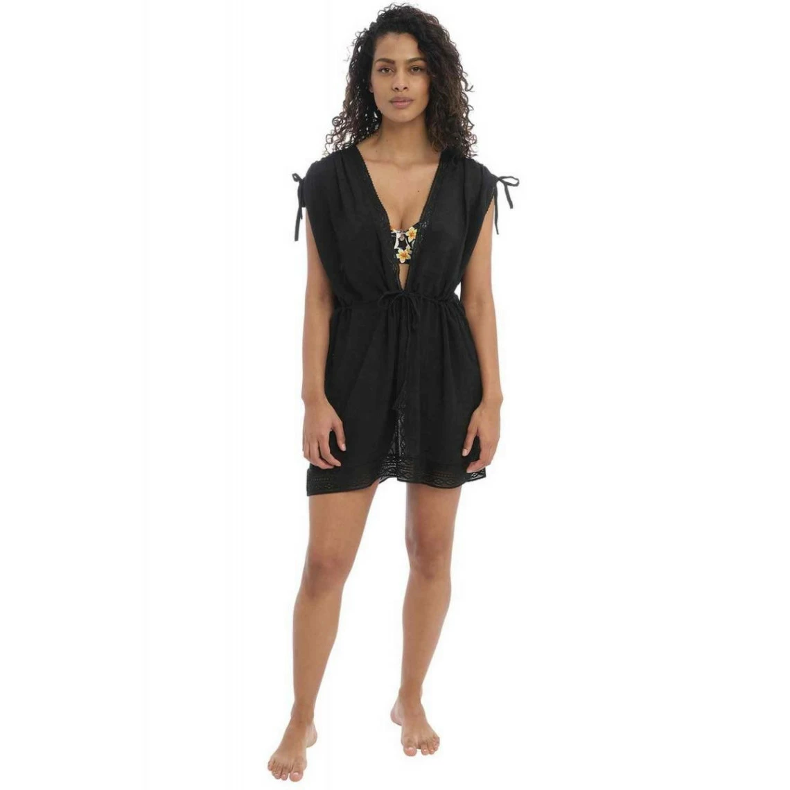 Tunique De Plage - Noire 6 Tunique De Plage - Noire – Image 4